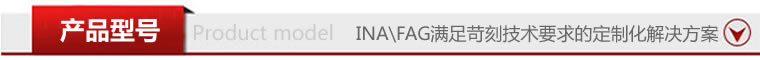 ina直线导轨轴承产品型号图