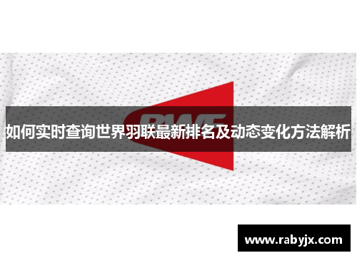 如何实时查询世界羽联最新排名及动态变化方法解析